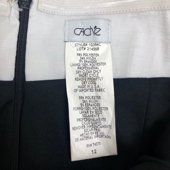 Cache Tuxedo Strapless Cocktail Dress - Picture 5 of 9